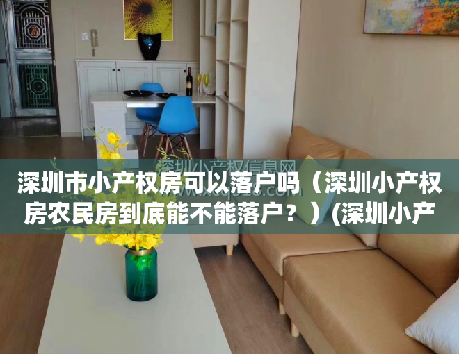 深圳市小产权房可以落户吗（深圳小产权房农民房到底能不能落户？）(深圳小产权房可以落户口)