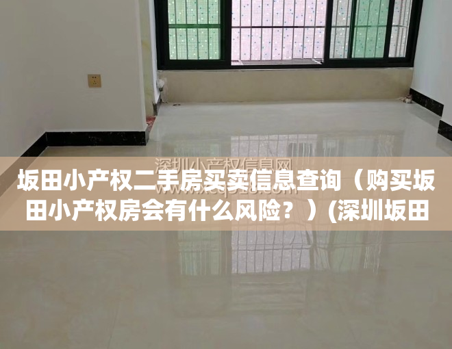 坂田小产权二手房买卖信息查询（购买坂田小产权房会有什么风险？）(深圳坂田小产权房政策)