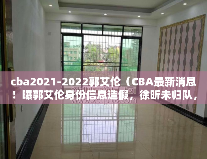 cba2021-2022郭艾伦（CBA最新消息！曝郭艾伦身份信息造假，徐昕未归队，深圳主帅更换）