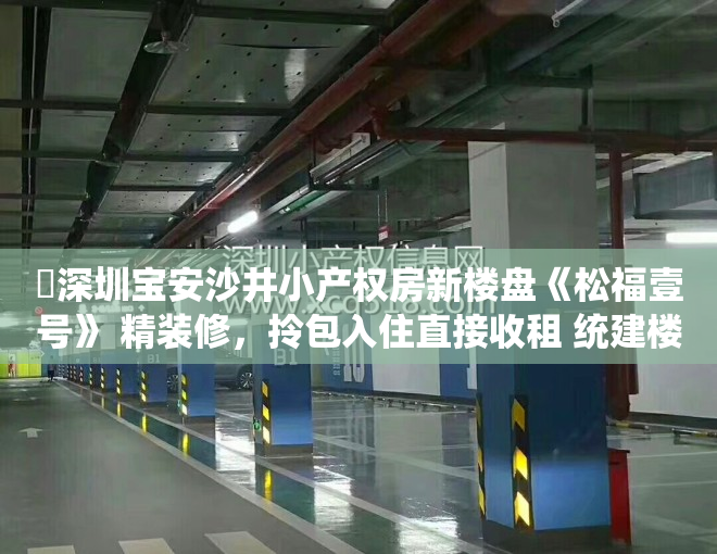 ​深圳宝安沙井小产权房新楼盘《松福壹号》 精装修，拎包入住直接收租 统建楼集资房农民房带装修历史遗留两证一书三房两房一房投资自住