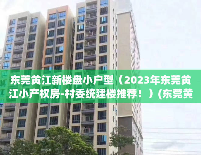 东莞黄江新楼盘小户型（2023年东莞黄江小产权房-村委统建楼推荐！）(东莞黄江新楼盘2020开盘)