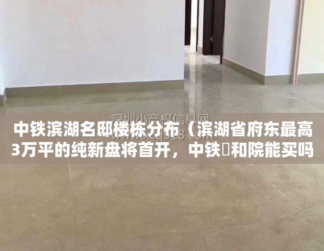 中铁滨湖名邸楼栋分布（滨湖省府东最高3万平的纯新盘将首开，中铁璟和院能买吗？）