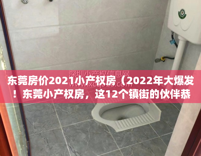 东莞房价2021小产权房（2022年大爆发！东莞小产权房，这12个镇街的伙伴恭喜了！(东莞莞最新新闻)）