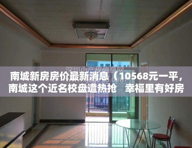 南城新房房价最新消息（10568元一平，南城这个近名校盘遭热抢   幸福里有好房）