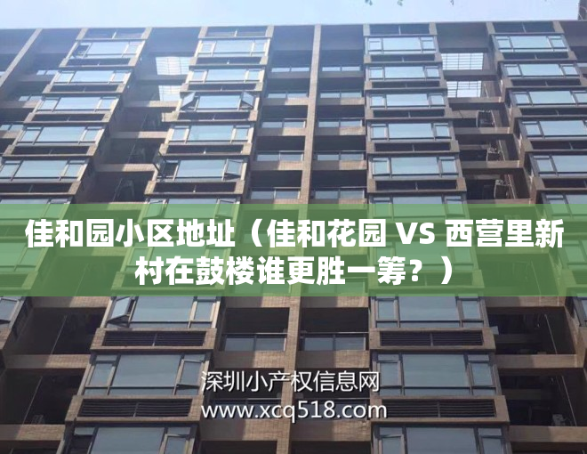 佳和园小区地址（佳和花园 VS 西营里新村在鼓楼谁更胜一筹？）