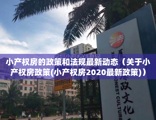 小产权房的政策和法规最新动态（关于小产权房政策(小产权房2020最新政策)）