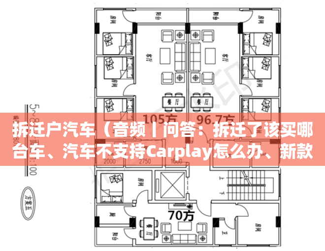 拆迁户汽车（音频丨问答：拆迁了该买哪台车、汽车不支持Carplay怎么办、新款秦Plu DM-i有哪些改变……）