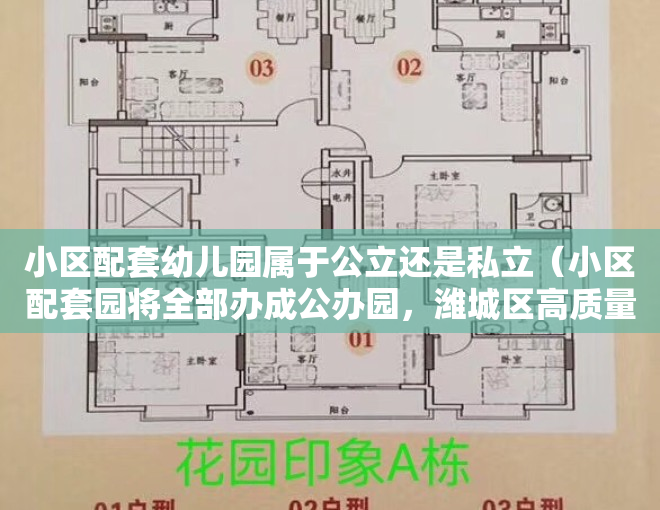 小区配套幼儿园属于公立还是私立（小区配套园将全部办成公办园，潍城区高质量谋划学前教育工作）