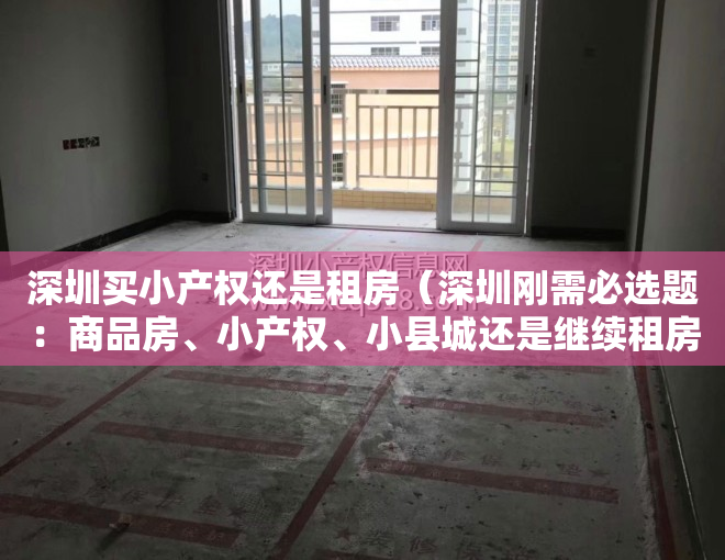 深圳买小产权还是租房（深圳刚需必选题：商品房、小产权、小县城还是继续租房）