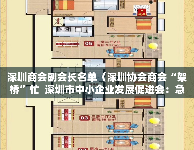 深圳商会副会长名单（深圳协会商会“架桥”忙  深圳市中小企业发展促进会：急中小微企业之所急）