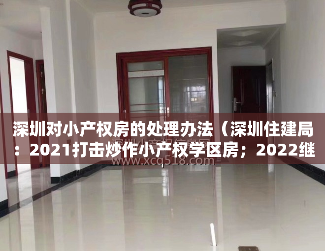 深圳对小产权房的处理办法（深圳住建局：2021打击炒作小产权学区房；2022继续整治市场秩序，二手房参考价将发布）