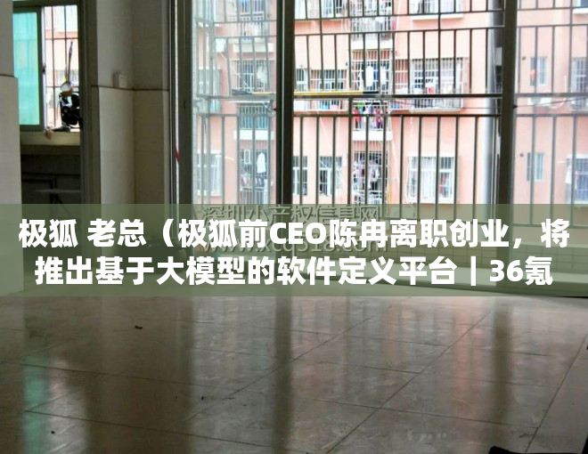 极狐 老总（极狐前CEO陈冉离职创业，将推出基于大模型的软件定义平台｜36氪首发）