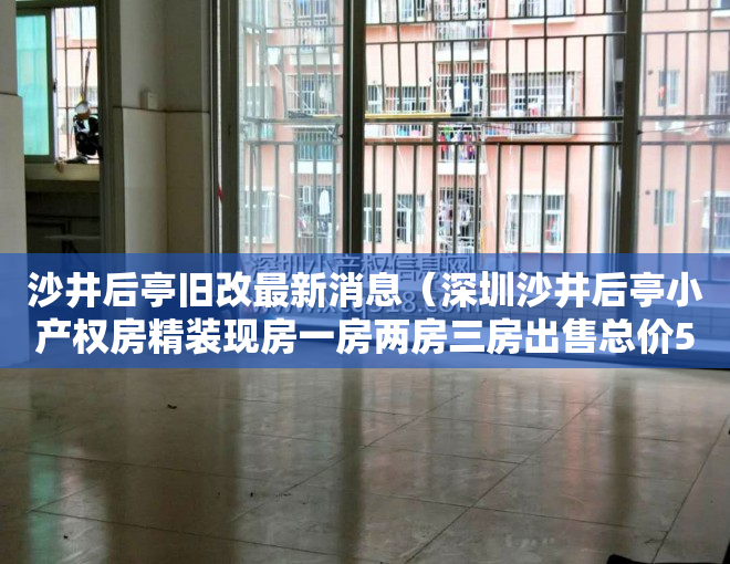 沙井后亭旧改最新消息（深圳沙井后亭小产权房精装现房一房两房三房出售总价55万套起）