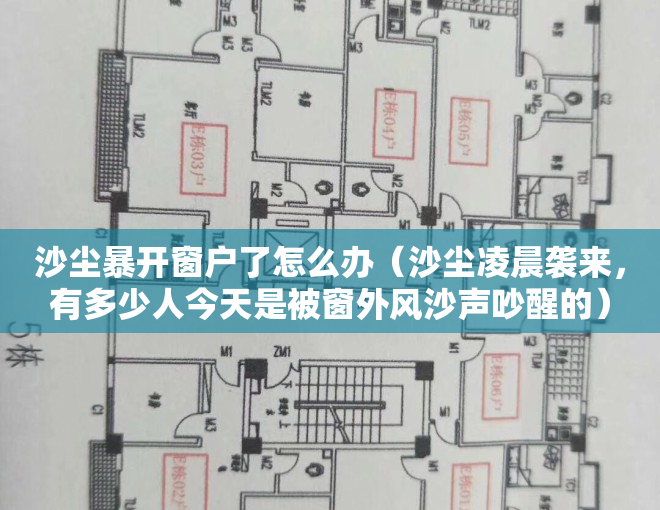 沙尘暴开窗户了怎么办（沙尘凌晨袭来，有多少人今天是被窗外风沙声吵醒的）