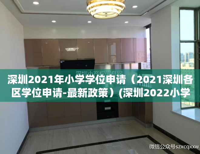 深圳2021年小学学位申请（2021深圳各区学位申请-最新政策）(深圳2022小学学位申请时间)