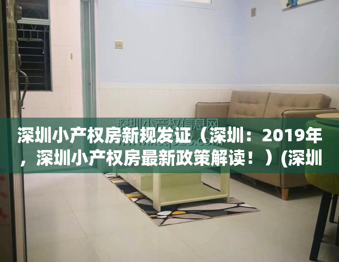 深圳小产权房新规发证（深圳：2019年，深圳小产权房最新政策解读！）(深圳关于小产权房的最新政策法规)