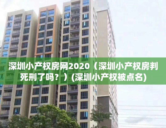 深圳小产权房网2020（深圳小产权房判死刑了吗？）(深圳小产权被点名)