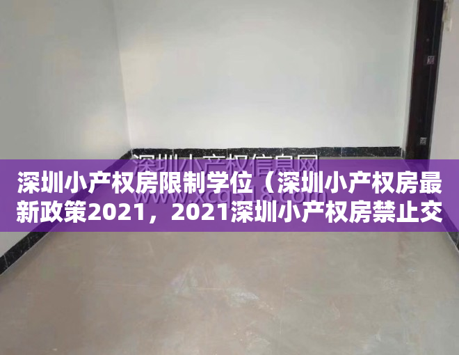 深圳小产权房限制学位（深圳小产权房最新政策2021，2021深圳小产权房禁止交易）