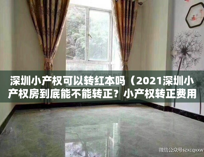 深圳小产权可以转红本吗（2021深圳小产权房到底能不能转正？小产权转正费用大概多少？）