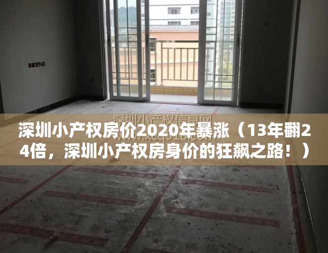 深圳小产权房价2020年暴涨（13年翻24倍，深圳小产权房身价的狂飙之路！）