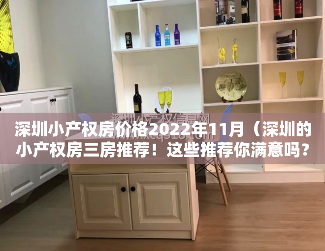 深圳小产权房价格2022年11月（深圳的小产权房三房推荐！这些推荐你满意吗？）