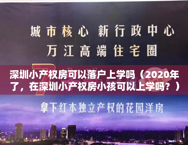 深圳小产权房可以落户上学吗（2020年了，在深圳小产权房小孩可以上学吗？）