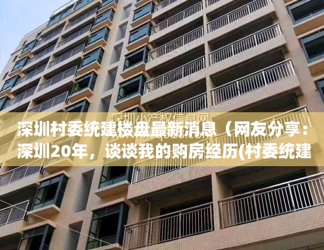 深圳村委统建楼盘最新消息（网友分享： 深圳20年，谈谈我的购房经历(村委统建楼)）