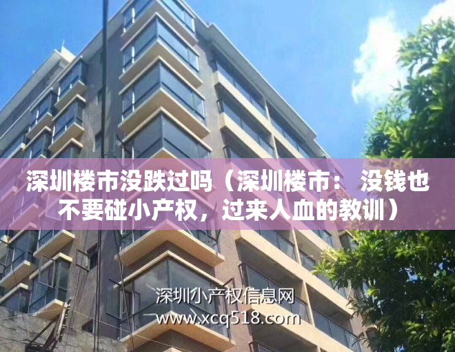 深圳楼市没跌过吗（深圳楼市： 没钱也不要碰小产权，过来人血的教训）