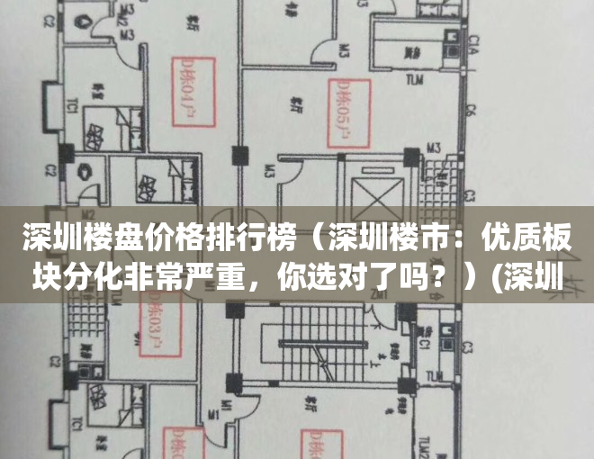 深圳楼盘价格排行榜（深圳楼市：优质板块分化非常严重，你选对了吗？）(深圳楼盘大全)