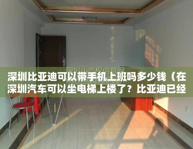 深圳比亚迪可以带手机上班吗多少钱（在深圳汽车可以坐电梯上楼了？比亚迪已经入驻！）