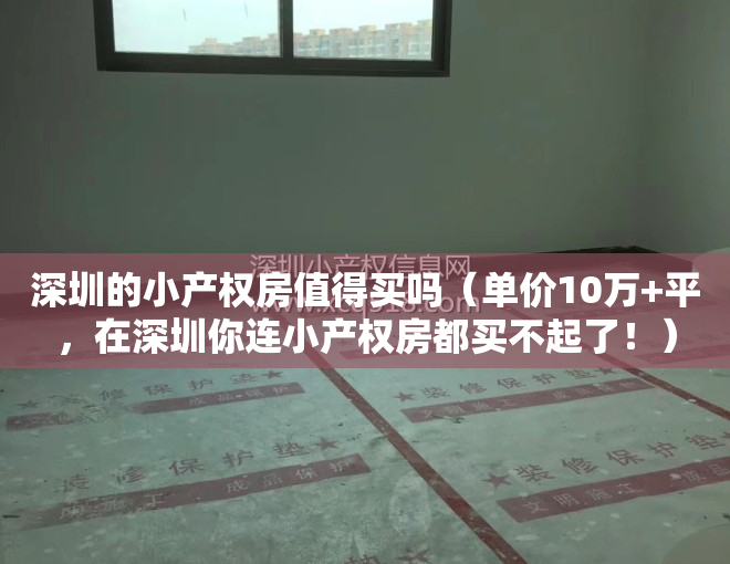 深圳的小产权房值得买吗（单价10万+平，在深圳你连小产权房都买不起了！）