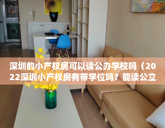 深圳的小产权房可以读公办学校吗（2022深圳小产权房有带学位吗？能读公立学校吗？(深圳有学位房要怎么上学)）