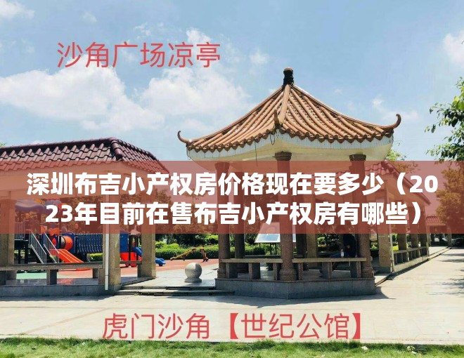 深圳布吉小产权房价格现在要多少（2023年目前在售布吉小产权房有哪些）