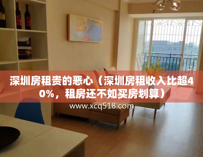 深圳房租贵的恶心（深圳房租收入比超40%，租房还不如买房划算）