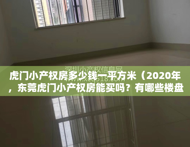 虎门小产权房多少钱一平方米（2020年，东莞虎门小产权房能买吗？有哪些楼盘值得关注？）