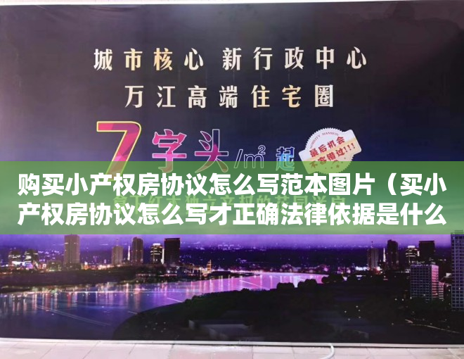 购买小产权房协议怎么写范本图片（买小产权房协议怎么写才正确法律依据是什么？）