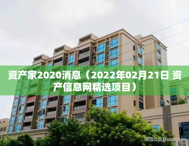 资产家2020消息（2022年02月21日 资产信息网精选项目）