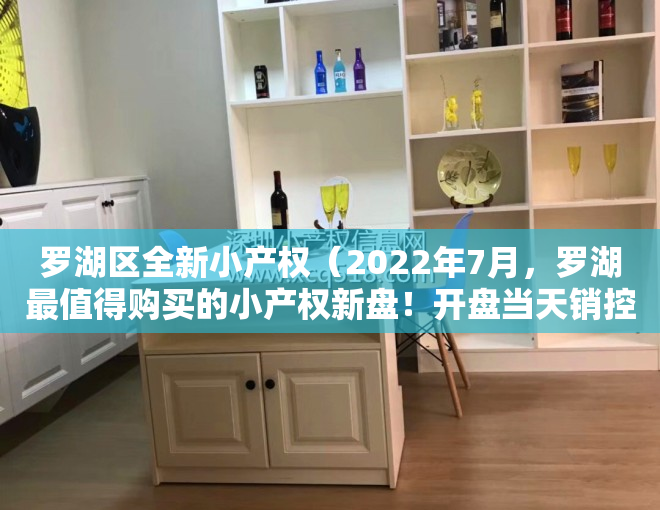 罗湖区全新小产权（2022年7月，罗湖最值得购买的小产权新盘！开盘当天销控一半！）