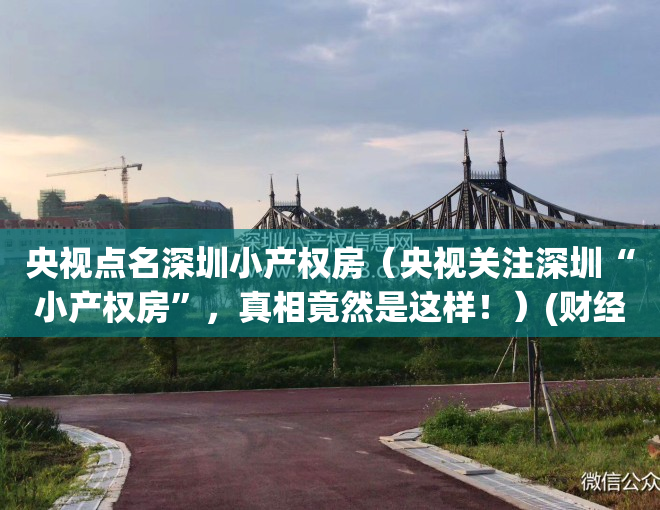 央视点名深圳小产权房（央视关注深圳“小产权房”，真相竟然是这样！）(财经新闻深圳小产权)