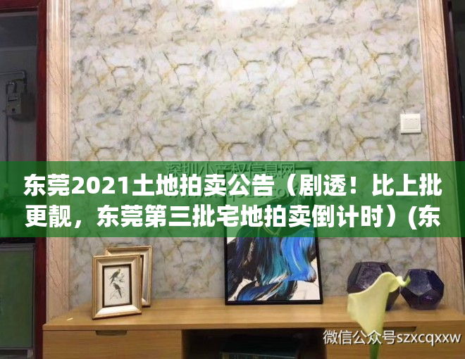 东莞2021土地拍卖公告（剧透！比上批更靓，东莞第三批宅地拍卖倒计时）(东莞地价拍卖)