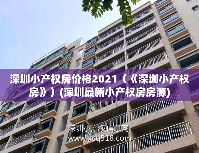 深圳小产权房价格2021（《深圳小产权房》）(深圳最新小产权房房源)