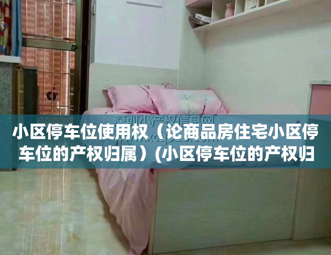 小区停车位使用权（论商品房住宅小区停车位的产权归属）(小区停车位的产权归属应该是怎样的)